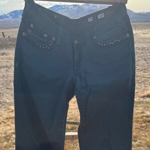 Miss Me Skinny jeans in deep teal size 29R